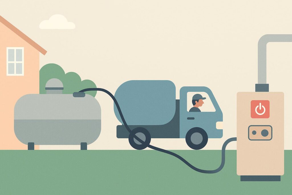 Turn Oil Boiler Off When Tank Filled