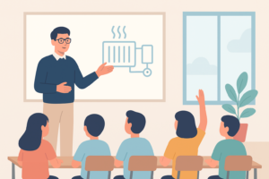 commercial heating for schools