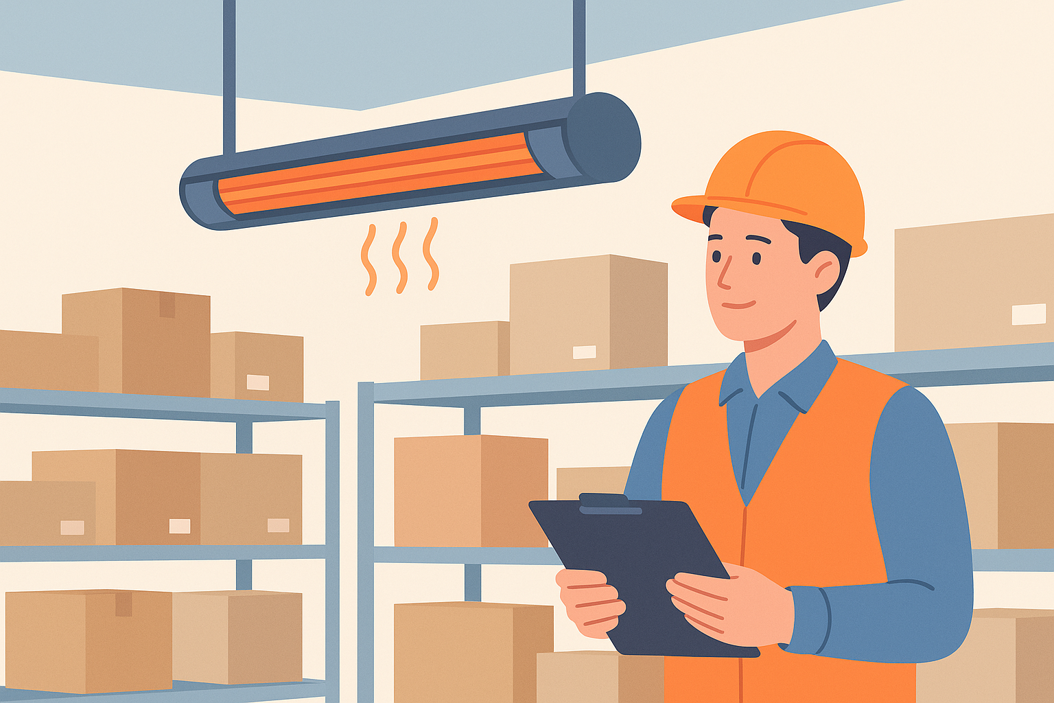 Radiant Tube Heaters for Warehouses